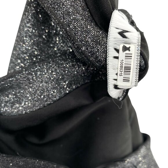Yumi Kim Studio 54 Asymmetrical One Sleeve Mini Dress Gun Metal Size Large - Picture 7 of 11